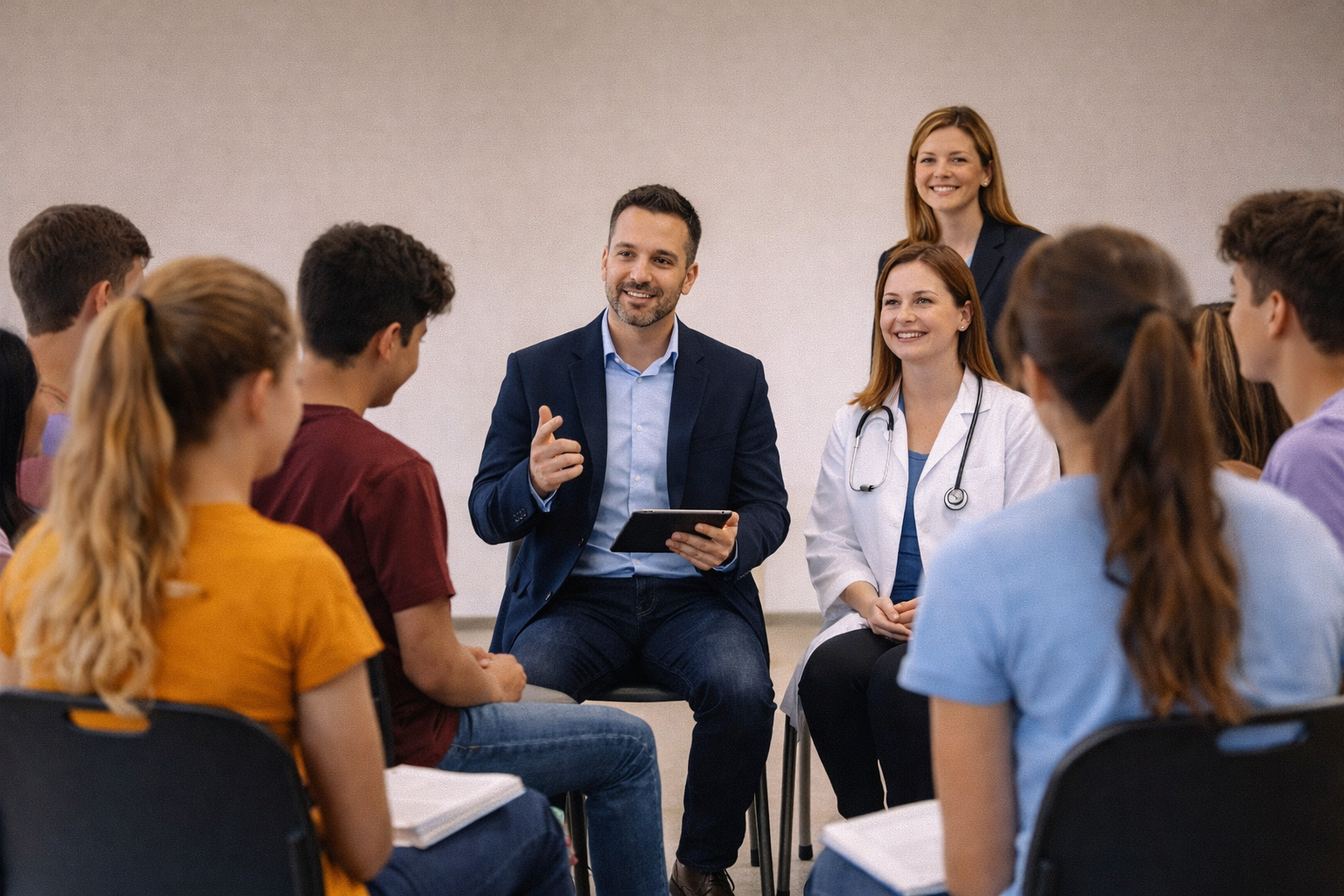 Întâlnire educativă cu specialiști invitați